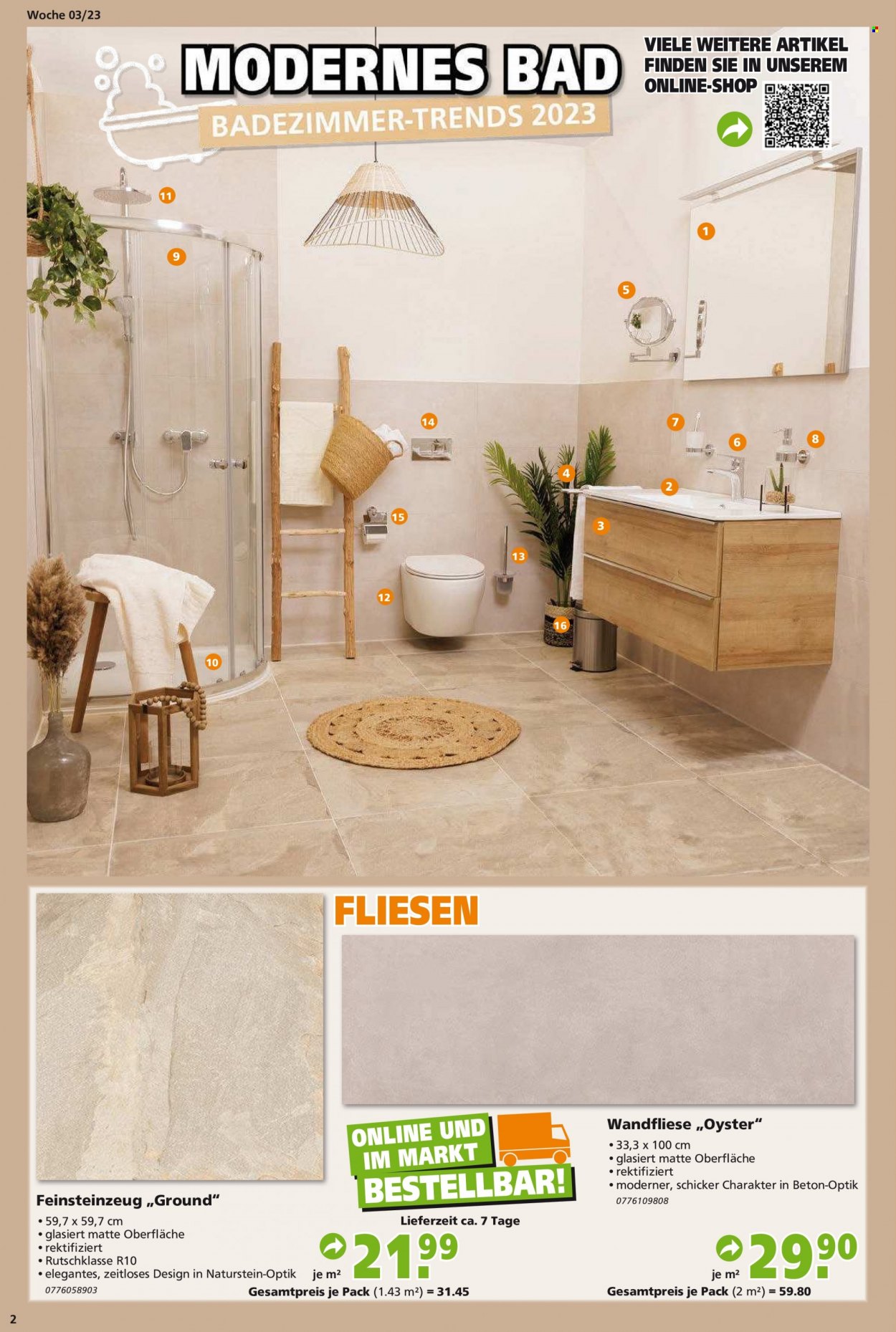 Globus Baumarkt Prospekte  - 16.01.2023 - 21.01.2023. Seite 2