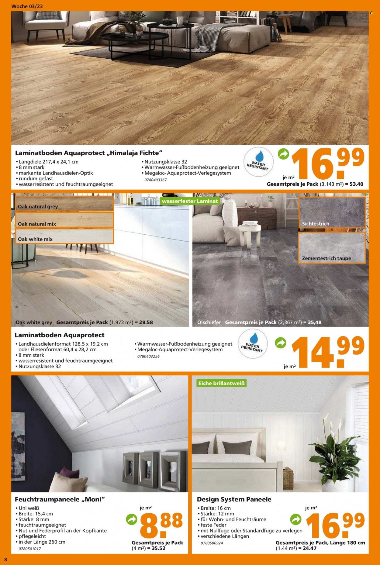 Globus Baumarkt Prospekte  - 16.01.2023 - 21.01.2023. Seite 8