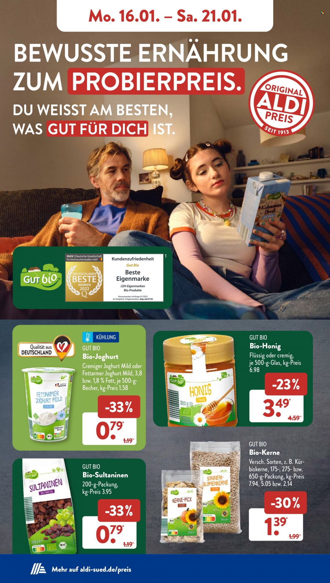 ALDI SÜD Prospekte  - 16.01.2023 - 21.01.2023. Seite 10