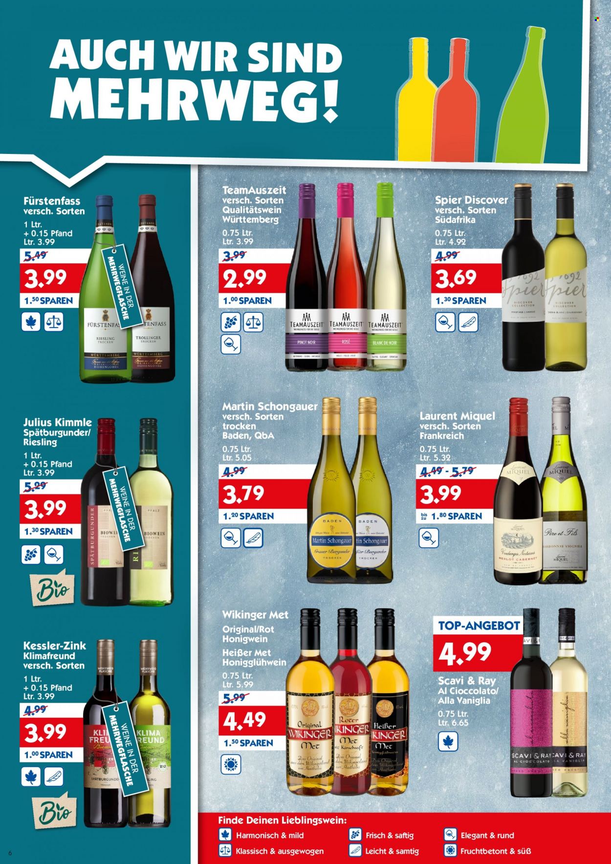 Hol'ab! Getränkemarkt Prospekte  - 16.01.2023 - 21.01.2023. Seite 6