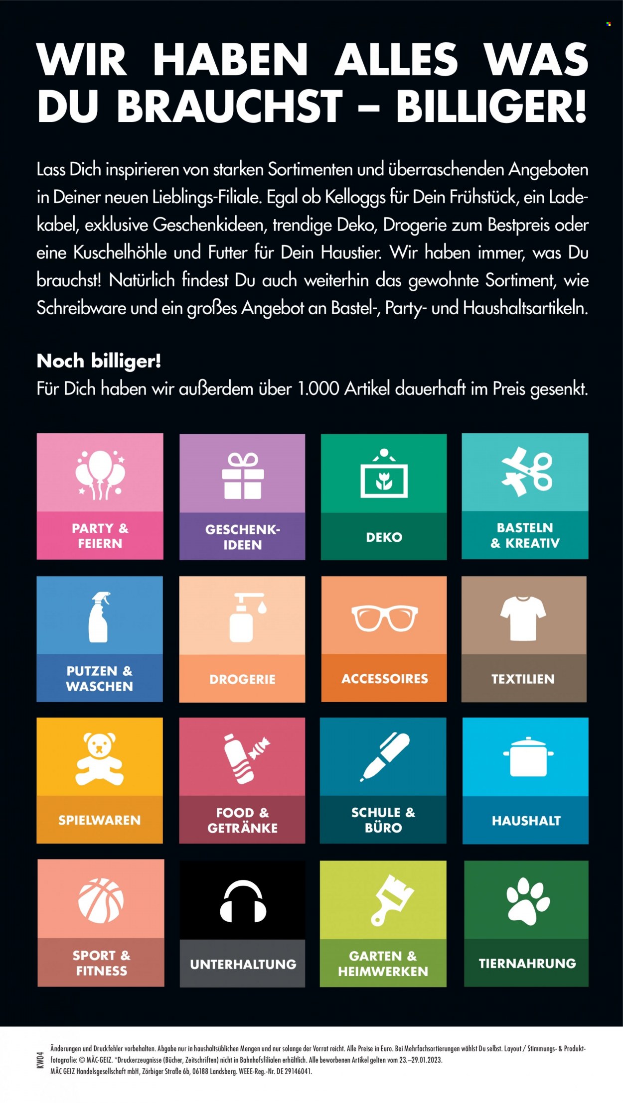 Mäc-Geiz Prospekte  - 23.01.2023 - 29.01.2023. Seite 4