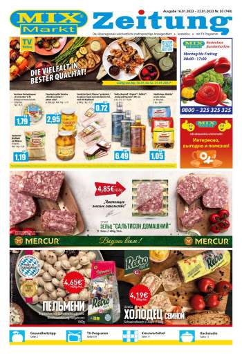 Prospekte Mix Markt - 16.01.2023 - 21.01.2023.