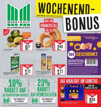Prospekte Marktkauf - 16.01.2023 - 21.01.2023.