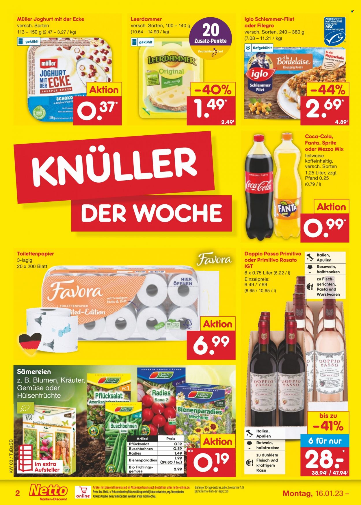 Netto Marken-Discount Prospekte  - 16.01.2023 - 21.01.2023. Seite 2