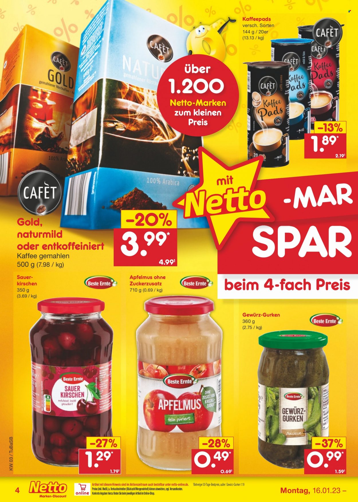 Netto Marken-Discount Prospekte  - 16.01.2023 - 21.01.2023. Seite 4