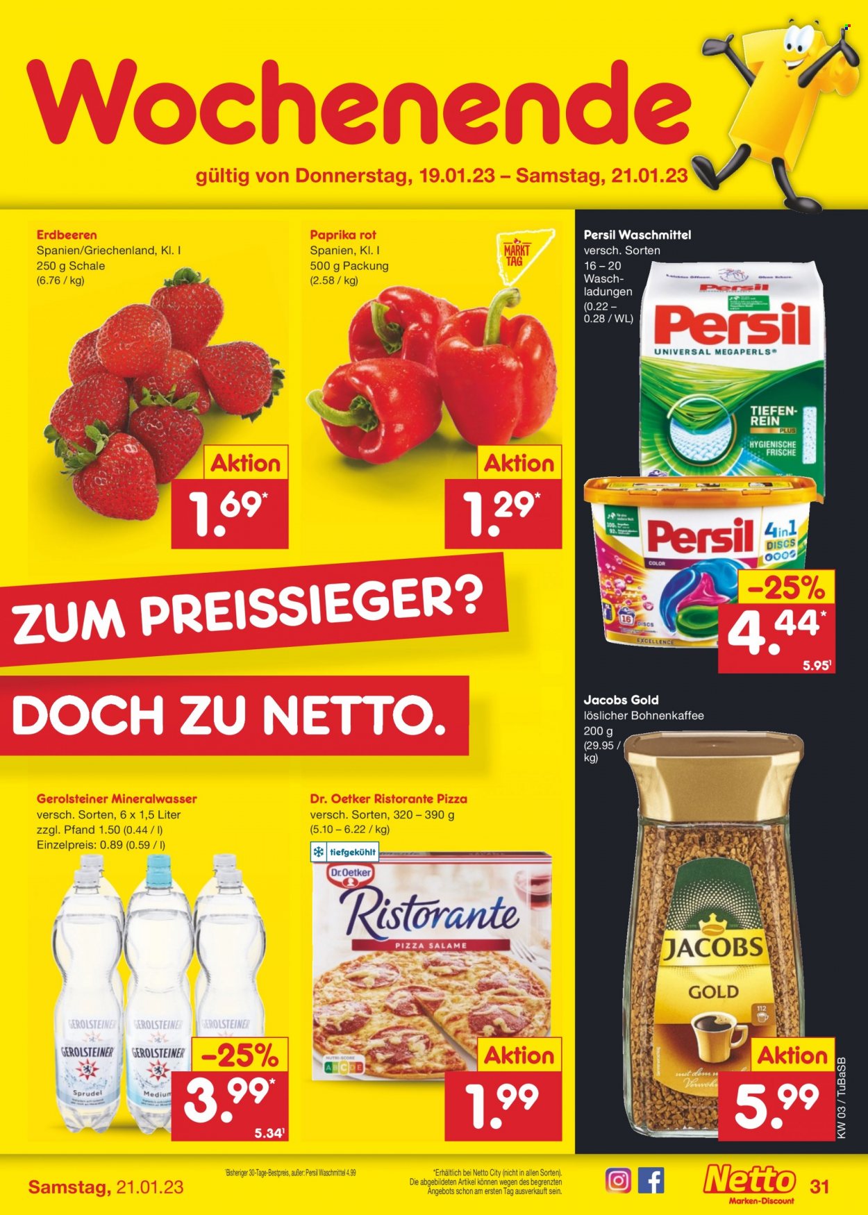 Netto Marken-Discount Prospekte  - 16.01.2023 - 21.01.2023. Seite 31