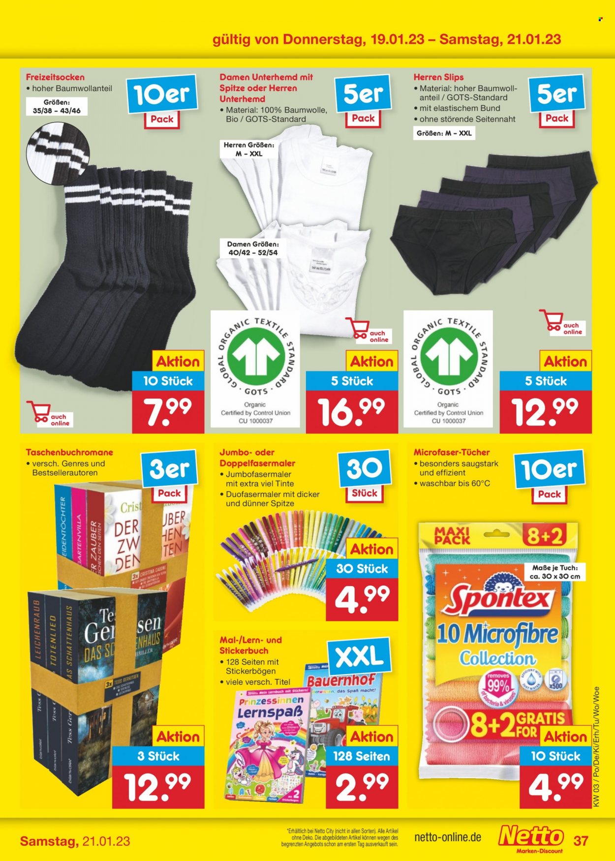 Netto Marken-Discount Prospekte  - 16.01.2023 - 21.01.2023. Seite 37