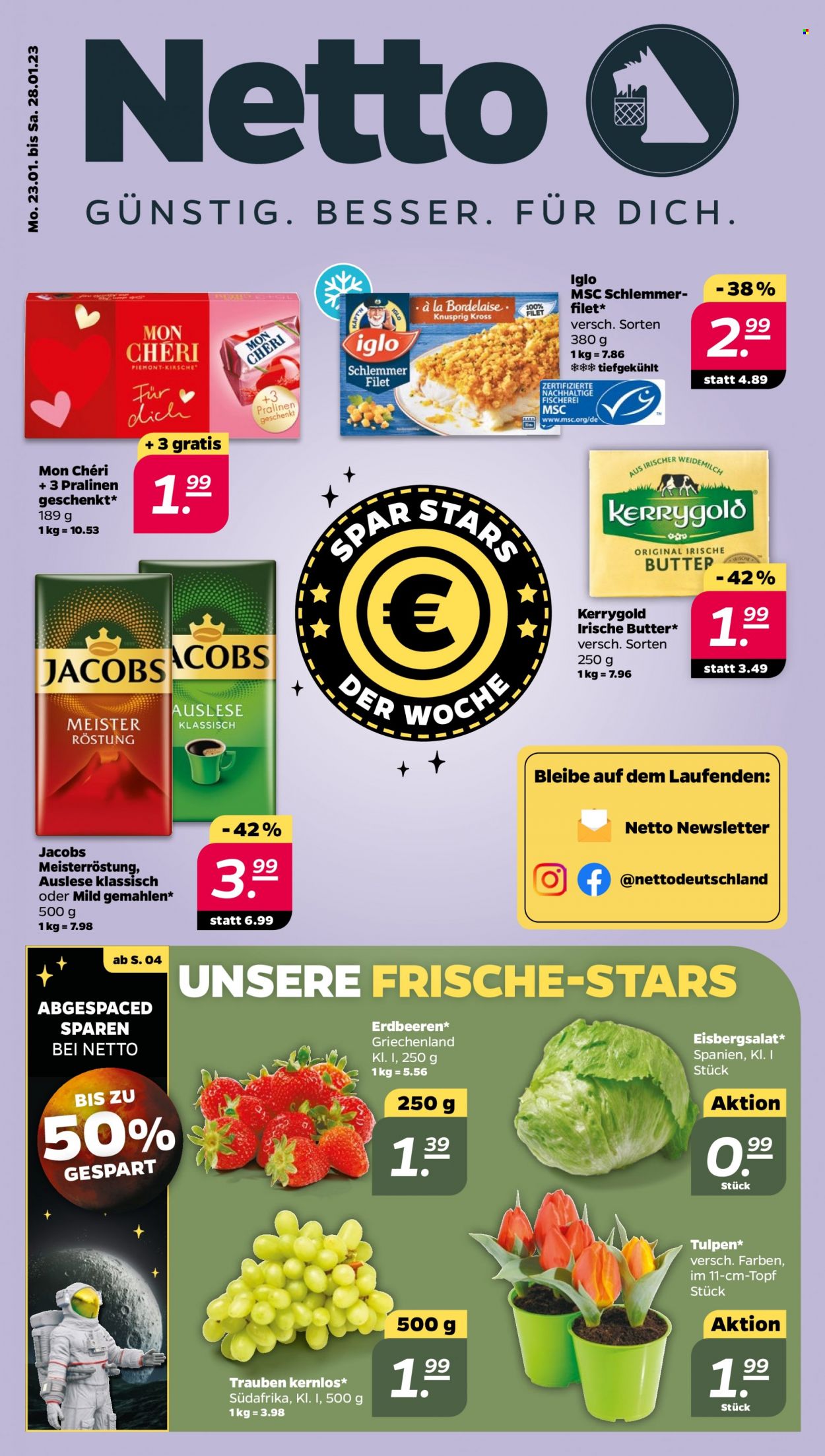 Netto Prospekte  - 23.01.2023 - 28.01.2023. Seite 1