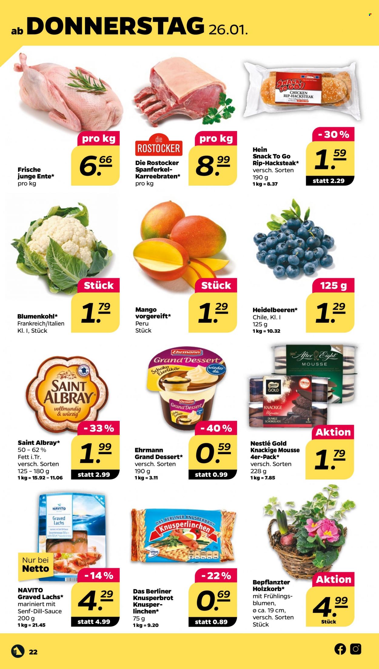 Netto Prospekte  - 23.01.2023 - 28.01.2023. Seite 22