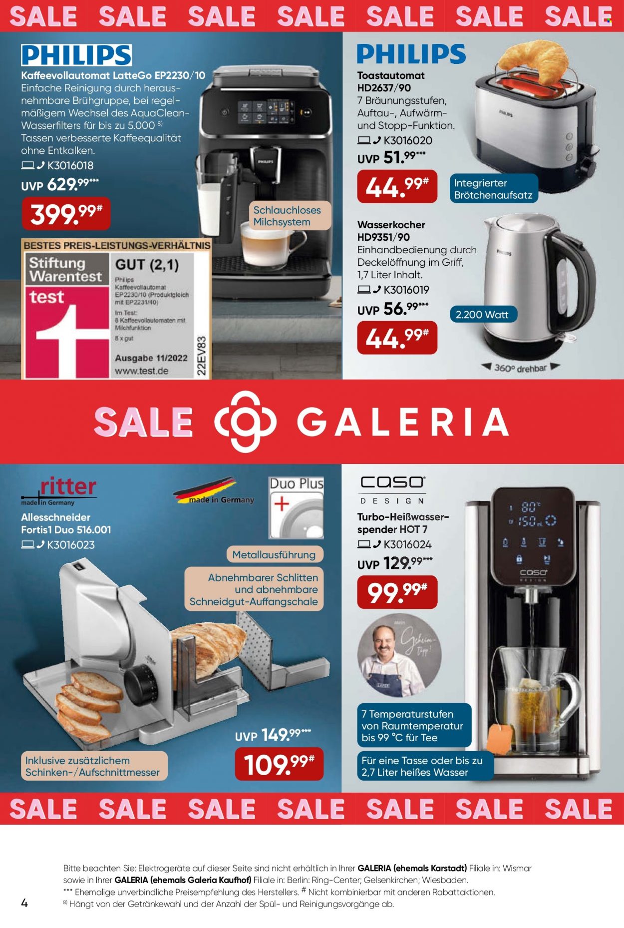 GALERIA Karstadt Kaufhof Prospekte  - 18.01.2023 - 24.01.2023. Seite 4