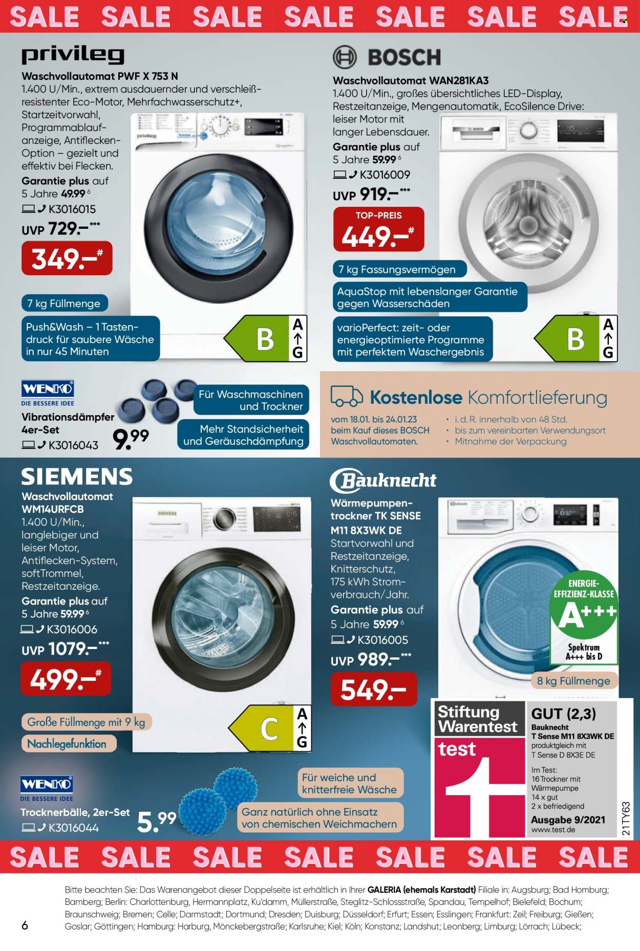 GALERIA Karstadt Kaufhof Prospekte  - 18.01.2023 - 24.01.2023. Seite 6