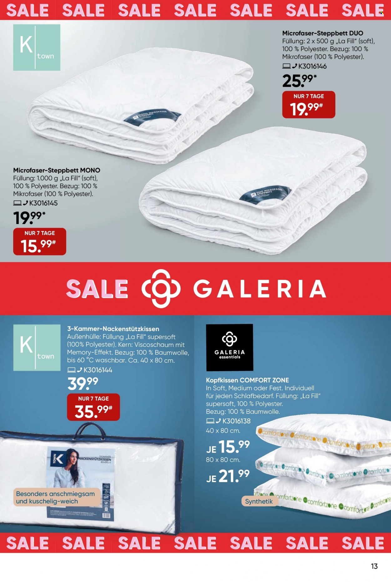 GALERIA Karstadt Kaufhof Prospekte  - 18.01.2023 - 24.01.2023. Seite 13