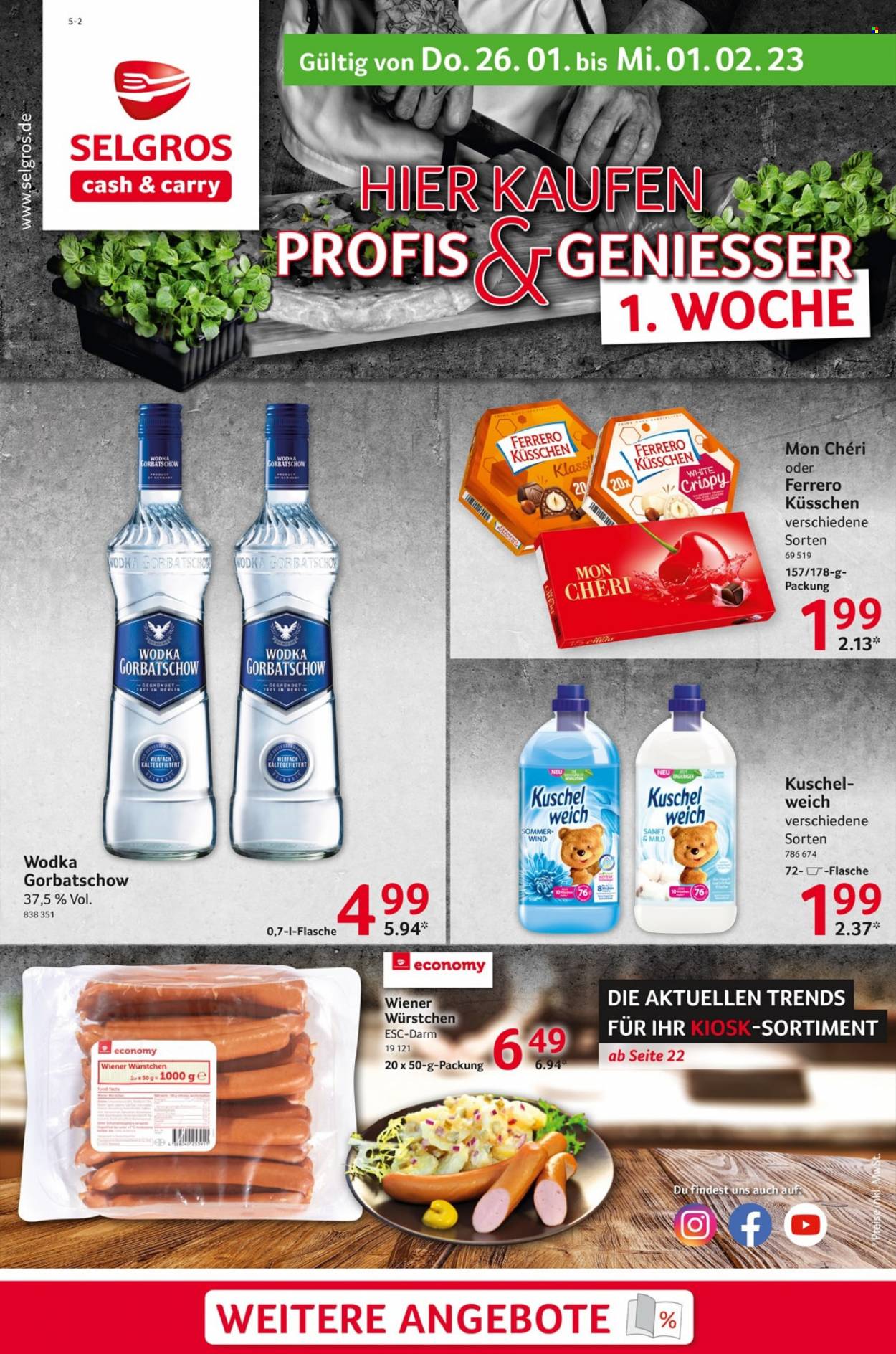 Selgros Prospekte  - 26.01.2023 - 1.02.2023. Seite 1