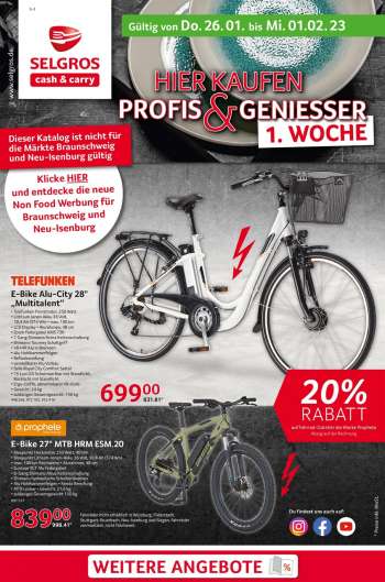 Prospekte Selgros - 26.01.2023 - 1.02.2023.