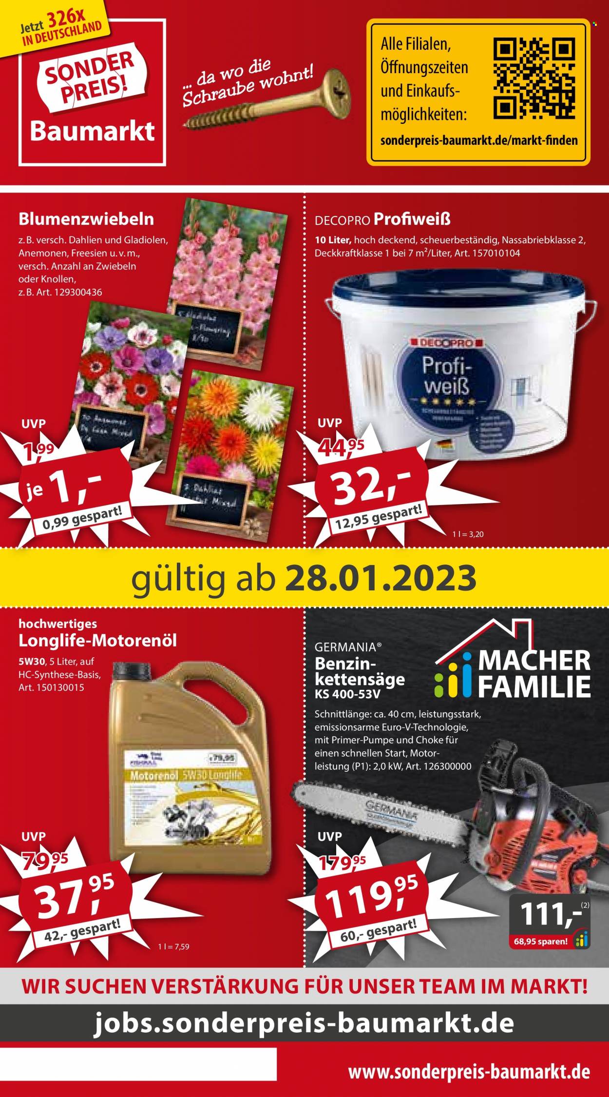 Sonderpreis-Baumarkt Prospekte  - 28.01.2023 - 3.02.2023. Seite 1