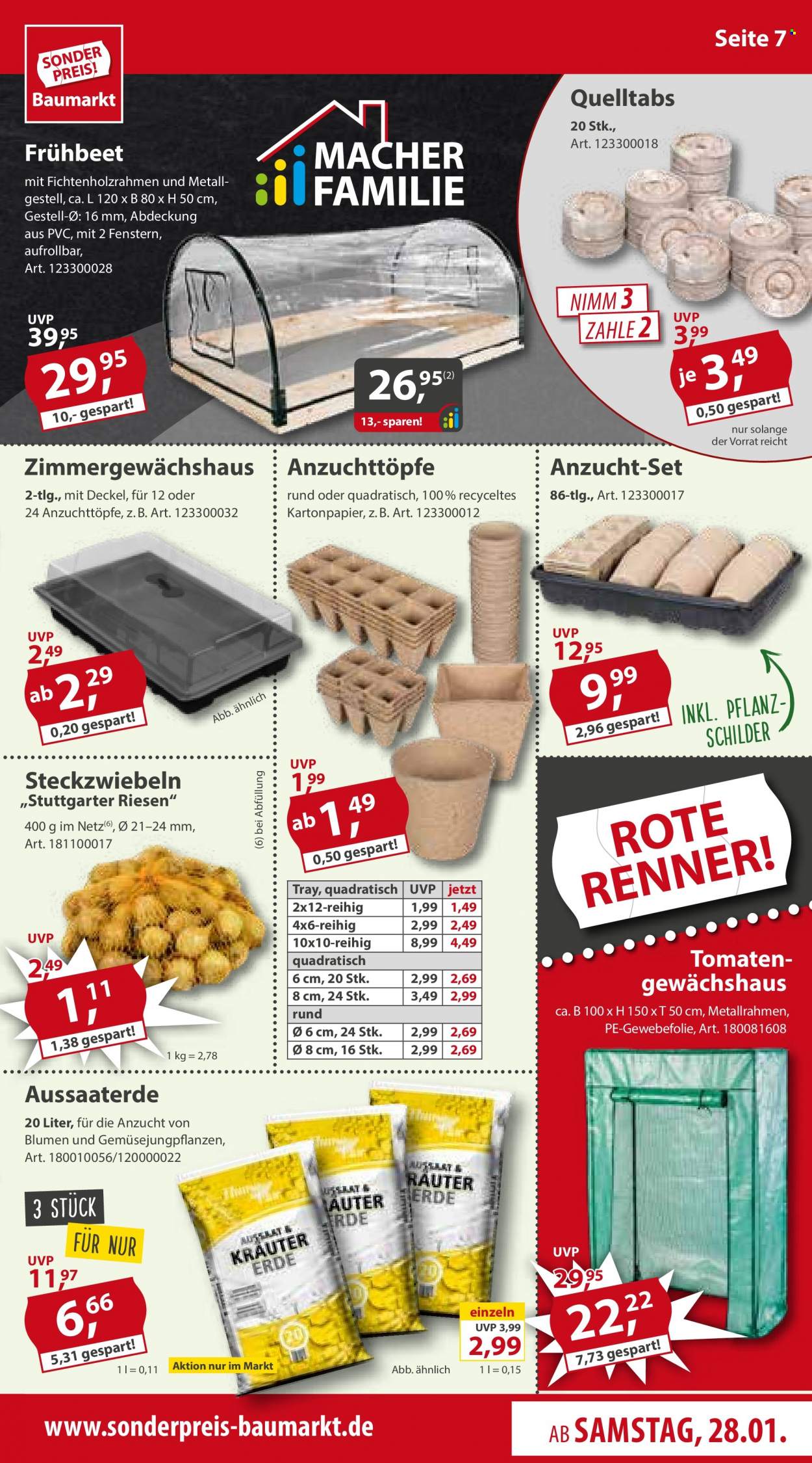 Sonderpreis-Baumarkt Prospekte  - 28.01.2023 - 3.02.2023. Seite 7