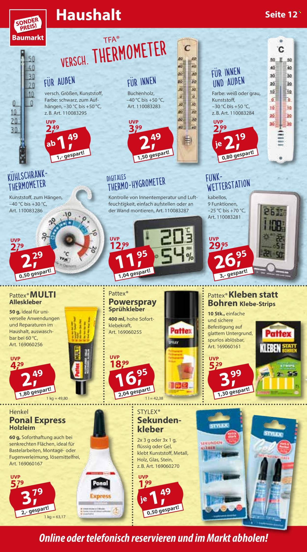 Sonderpreis-Baumarkt Prospekte  - 28.01.2023 - 3.02.2023. Seite 12