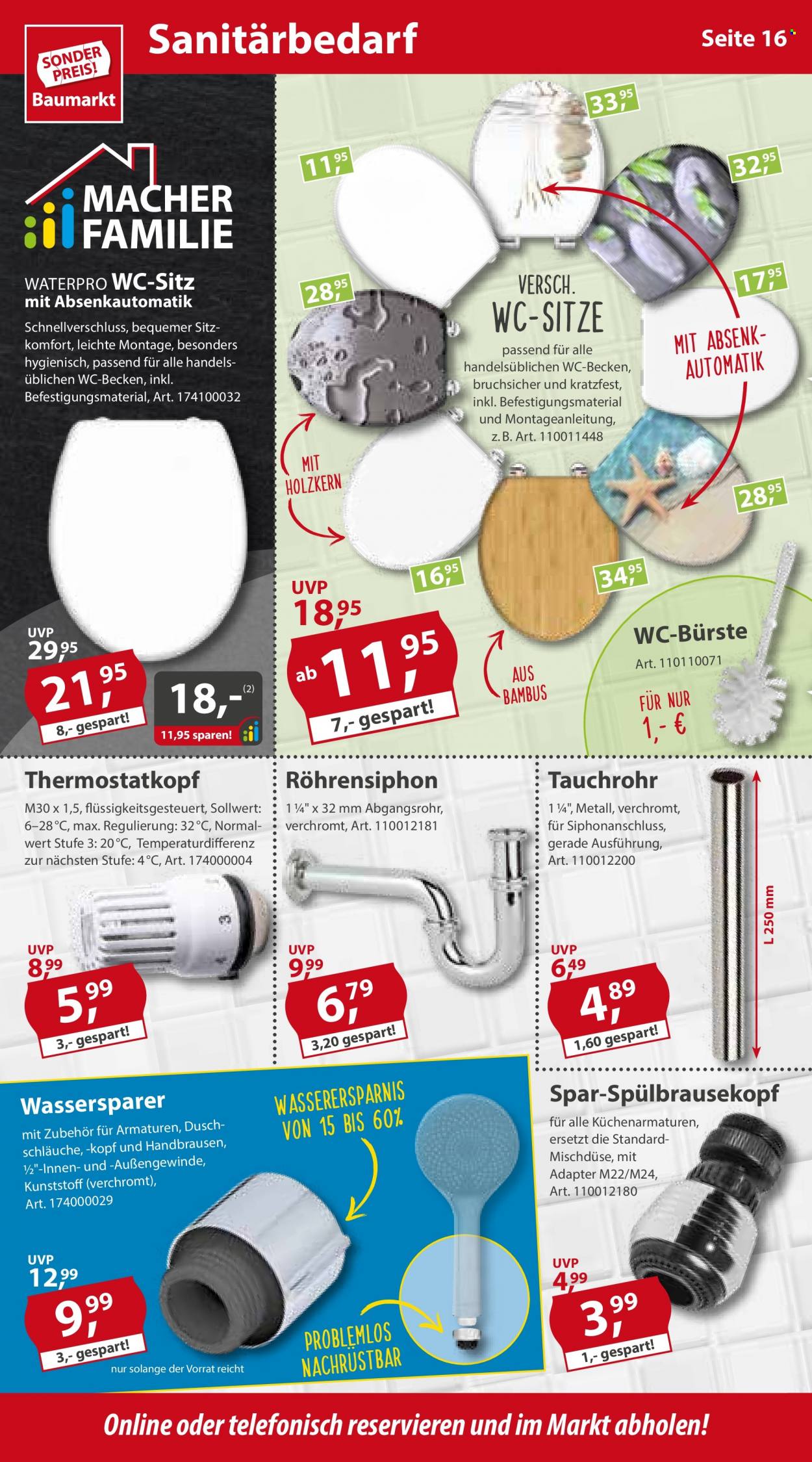 Sonderpreis-Baumarkt Prospekte  - 28.01.2023 - 3.02.2023. Seite 16