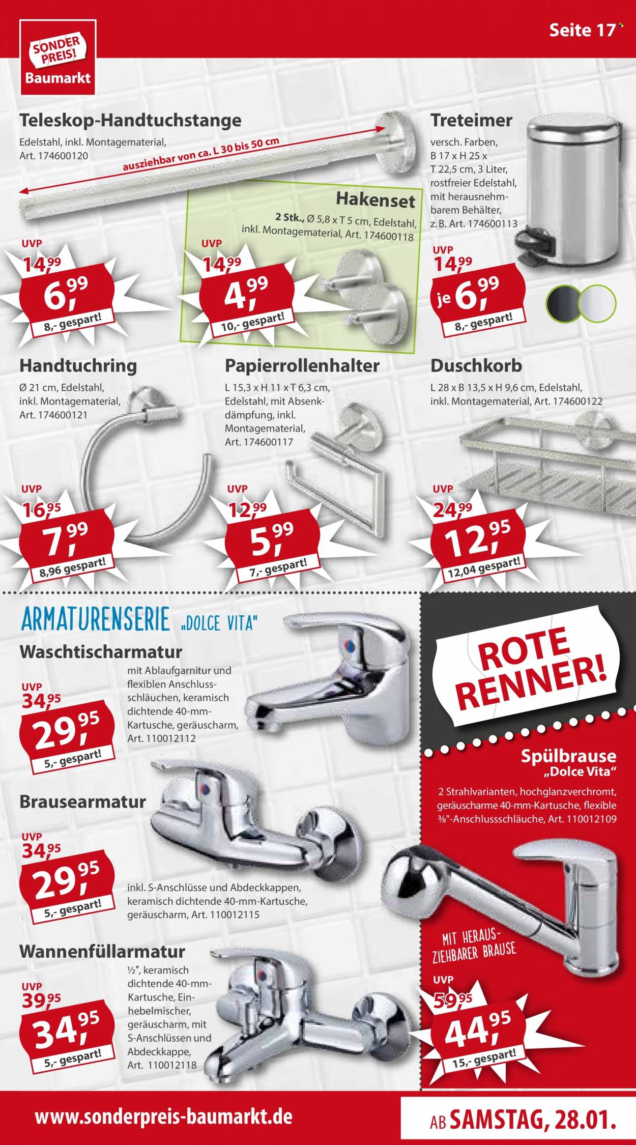 Sonderpreis-Baumarkt Prospekte  - 28.01.2023 - 3.02.2023. Seite 17