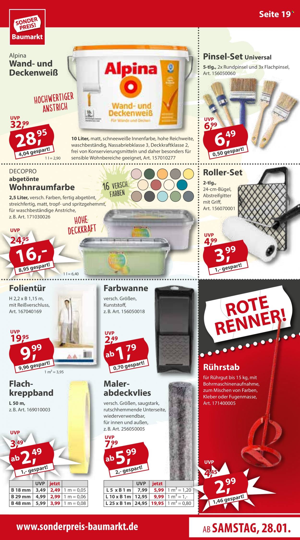 Sonderpreis-Baumarkt Prospekte  - 28.01.2023 - 3.02.2023. Seite 19