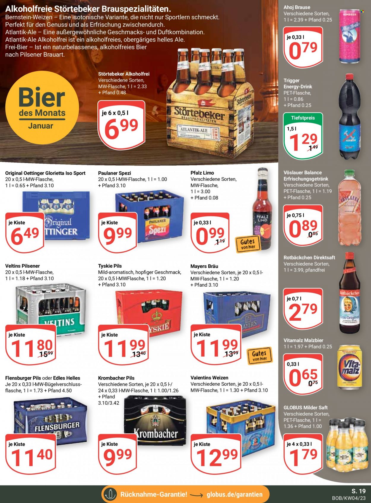 Globus Prospekte  - 23.01.2023 - 28.01.2023. Seite 19