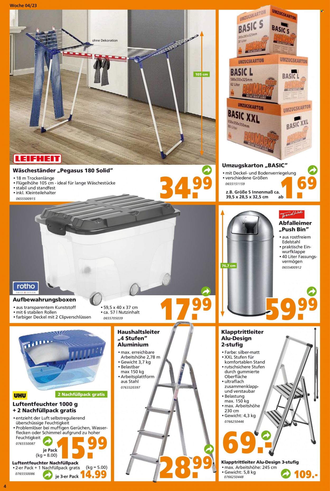Globus Baumarkt Prospekte  - 23.01.2023 - 28.01.2023. Seite 4