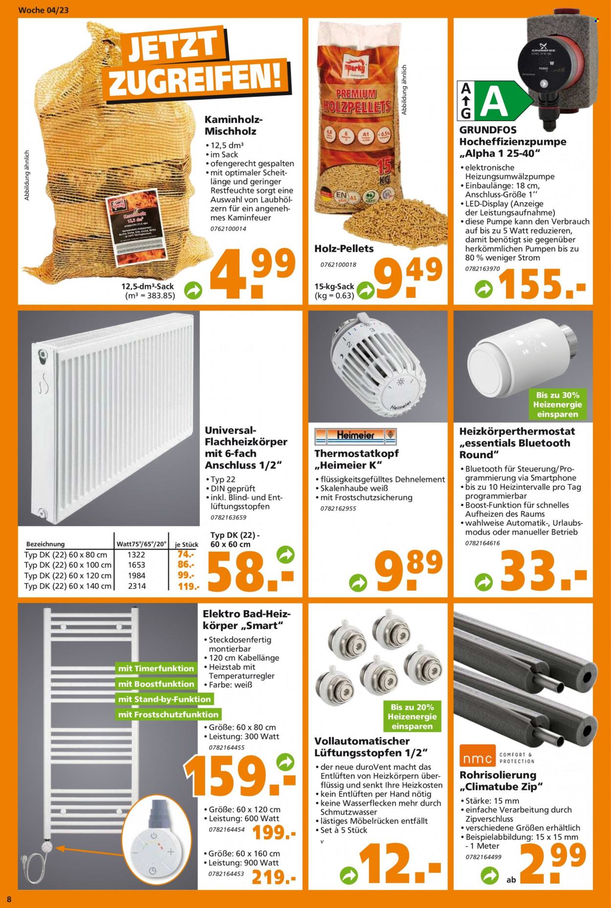 Globus Baumarkt Prospekte  - 23.01.2023 - 28.01.2023. Seite 8