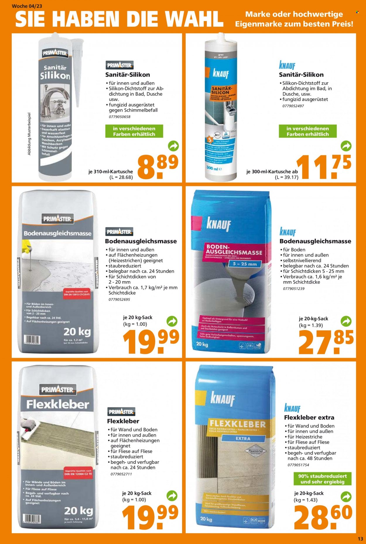 Globus Baumarkt Prospekte  - 23.01.2023 - 28.01.2023. Seite 13