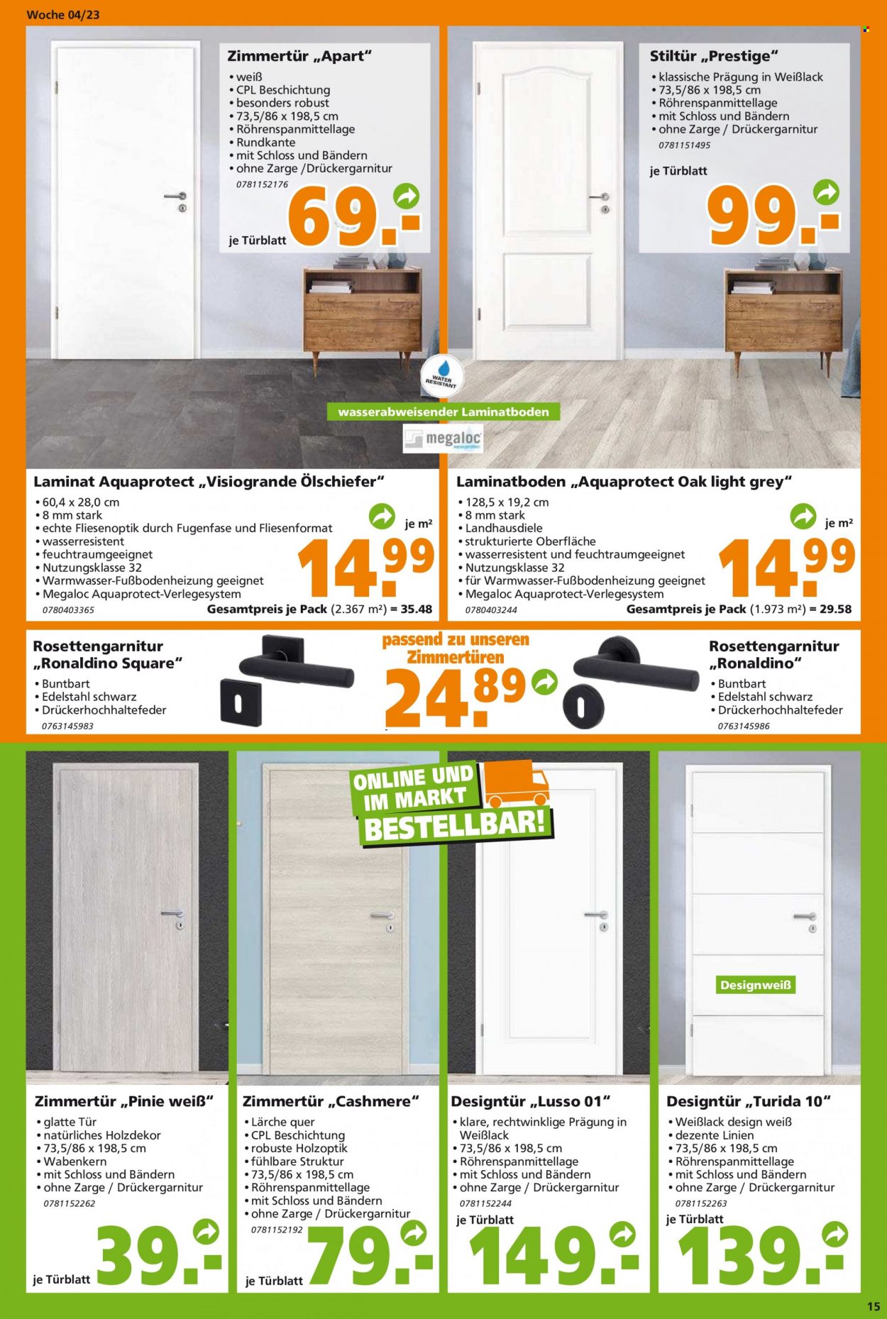 Globus Baumarkt Prospekte  - 23.01.2023 - 28.01.2023. Seite 15