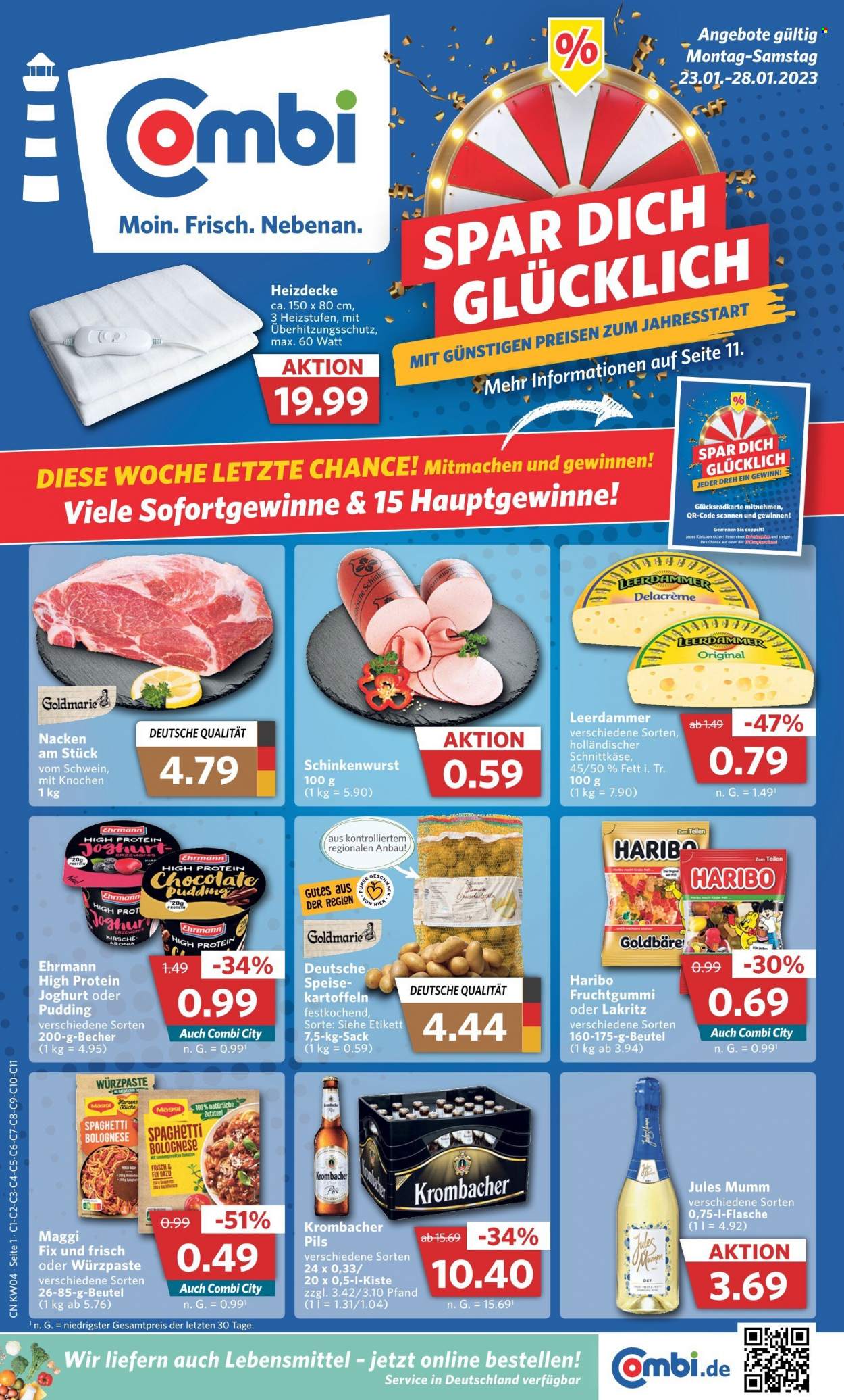 Combi Prospekte  - 23.01.2023 - 28.01.2023. Seite 1