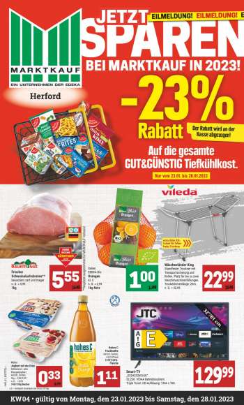 Prospekte Marktkauf - 23.01.2023 - 28.01.2023.