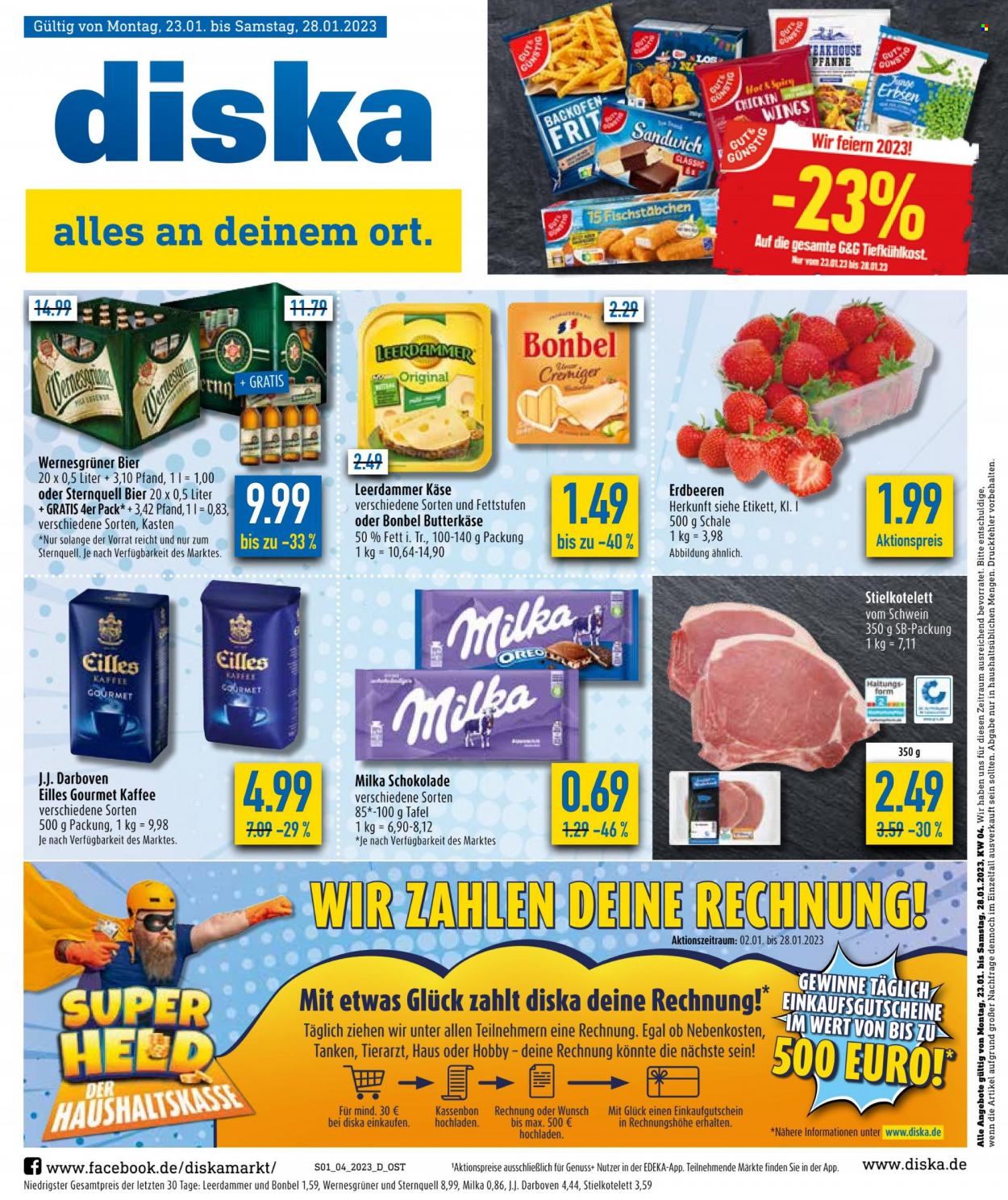 Diska Prospekte  - 23.01.2023 - 28.01.2023. Seite 1