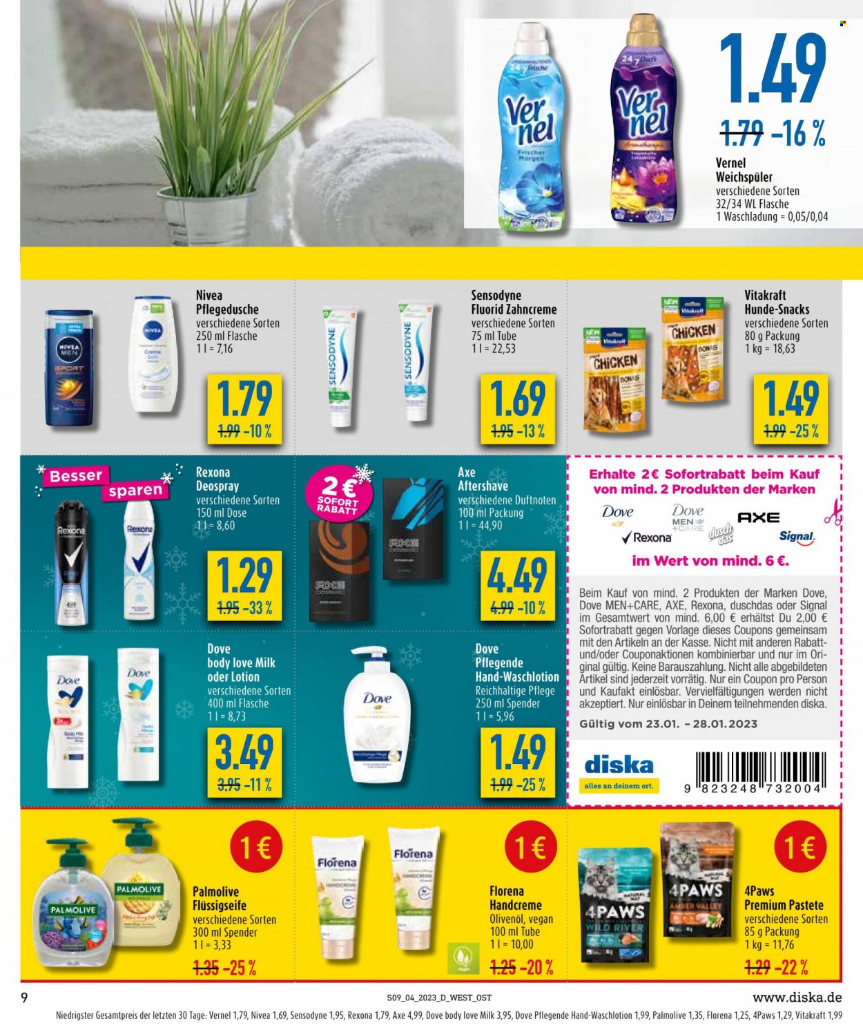 Diska Prospekte  - 23.01.2023 - 28.01.2023. Seite 9