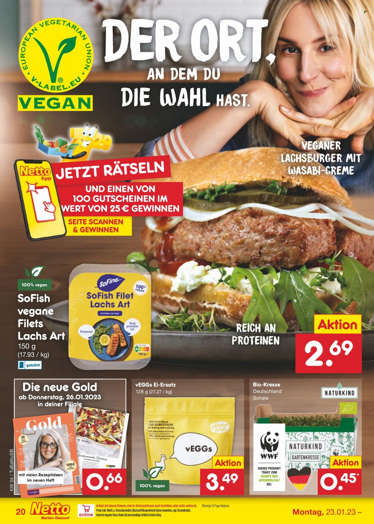 Netto Marken-Discount Prospekte  - 23.01.2023 - 28.01.2023. Seite 20