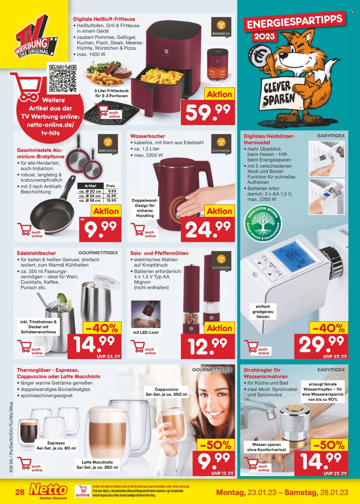 Netto Marken-Discount Prospekte  - 23.01.2023 - 28.01.2023. Seite 28