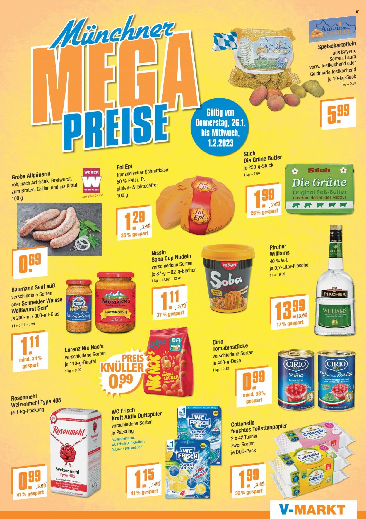 V-Markt Prospekte  - 26.01.2023 - 1.02.2023. Seite 1