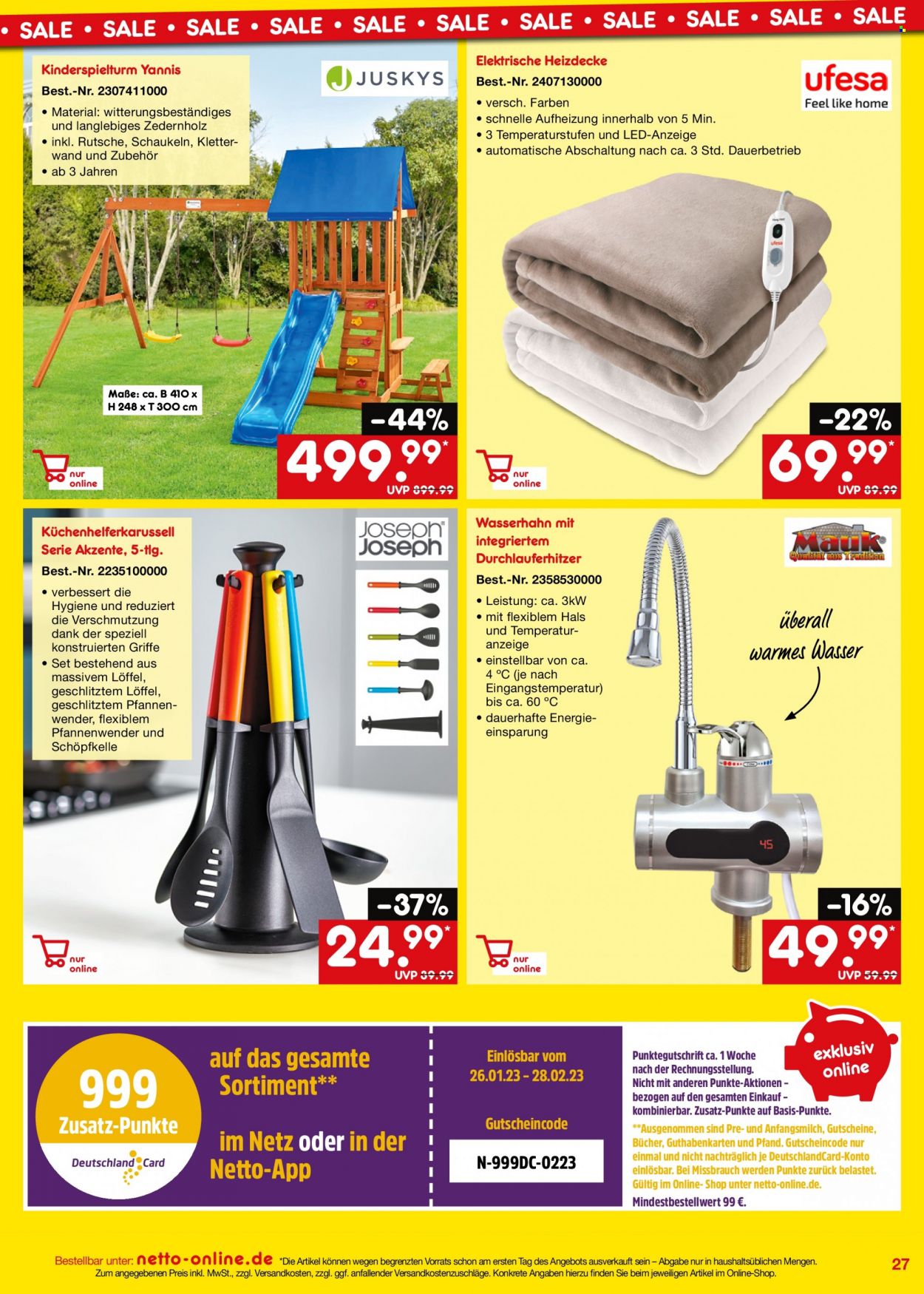 Netto Marken-Discount Prospekte  - 26.01.2023 - 28.01.2023. Seite 27