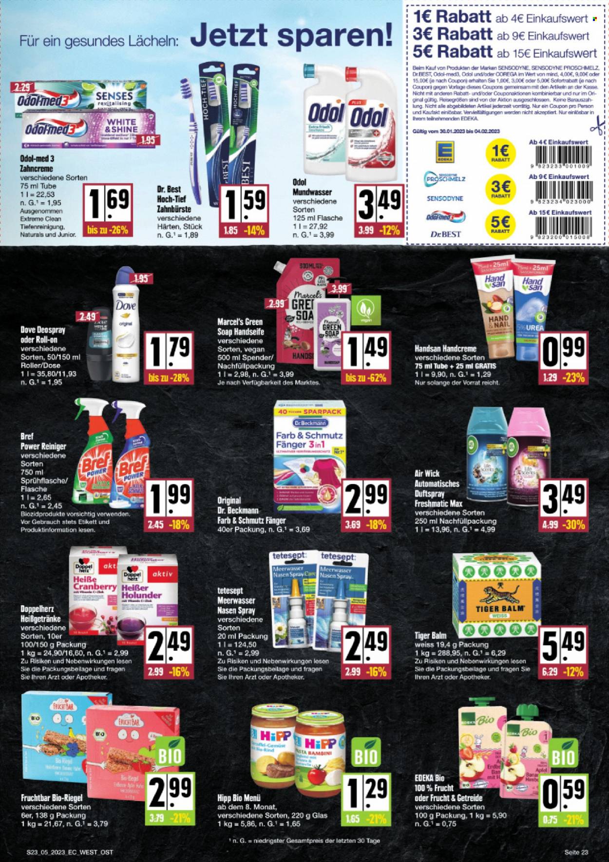 Edeka Prospekte  - 30.01.2023 - 4.02.2023. Seite 23