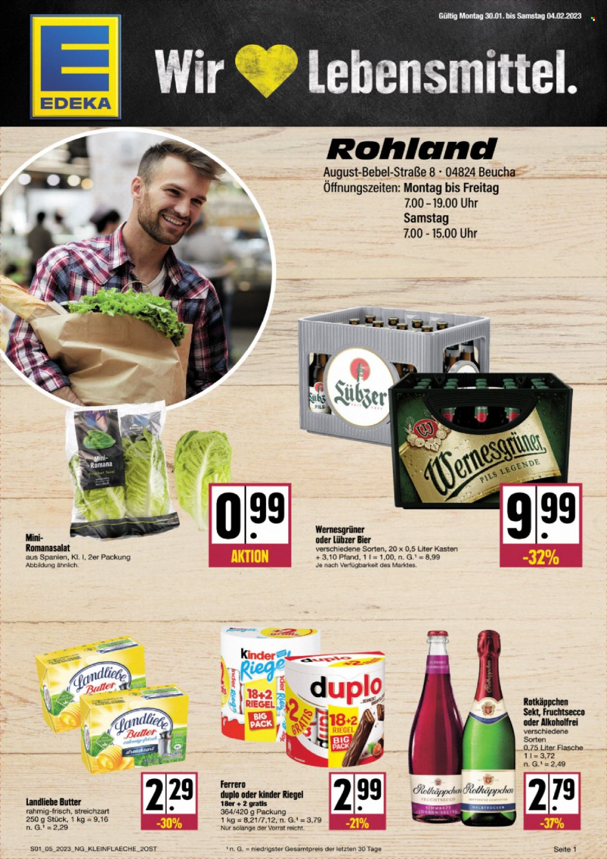 Edeka Prospekte  - 30.01.2023 - 4.02.2023. Seite 1