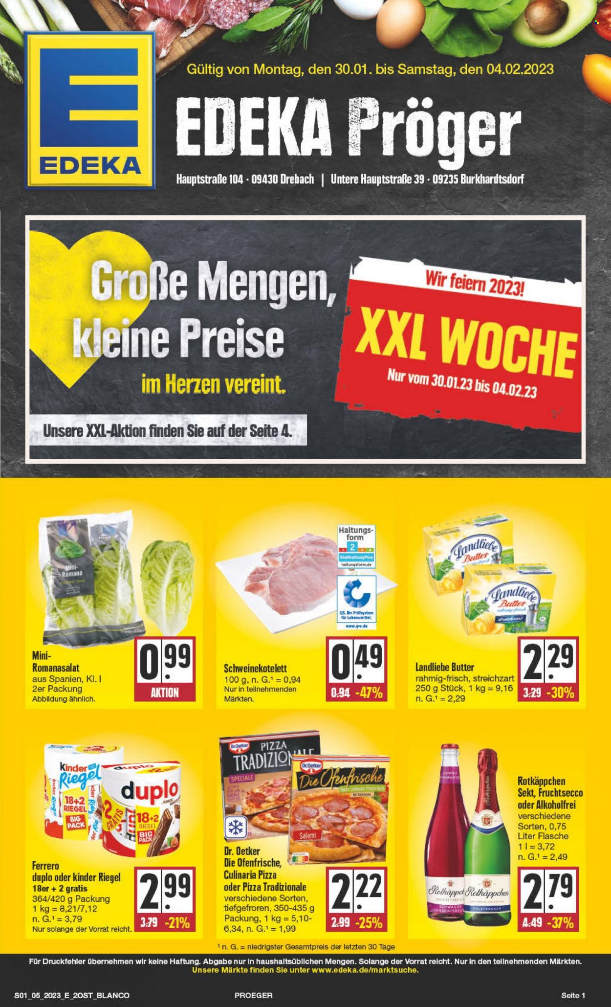 Edeka Prospekte  - 30.01.2023 - 4.02.2023. Seite 1