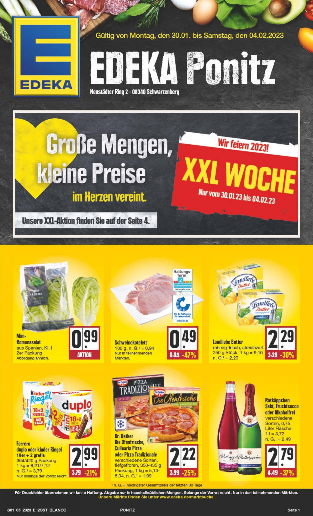 Edeka Prospekte  - 30.01.2023 - 4.02.2023. Seite 1