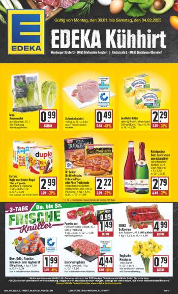 Prospekte Edeka - 30.01.2023 - 4.02.2023.