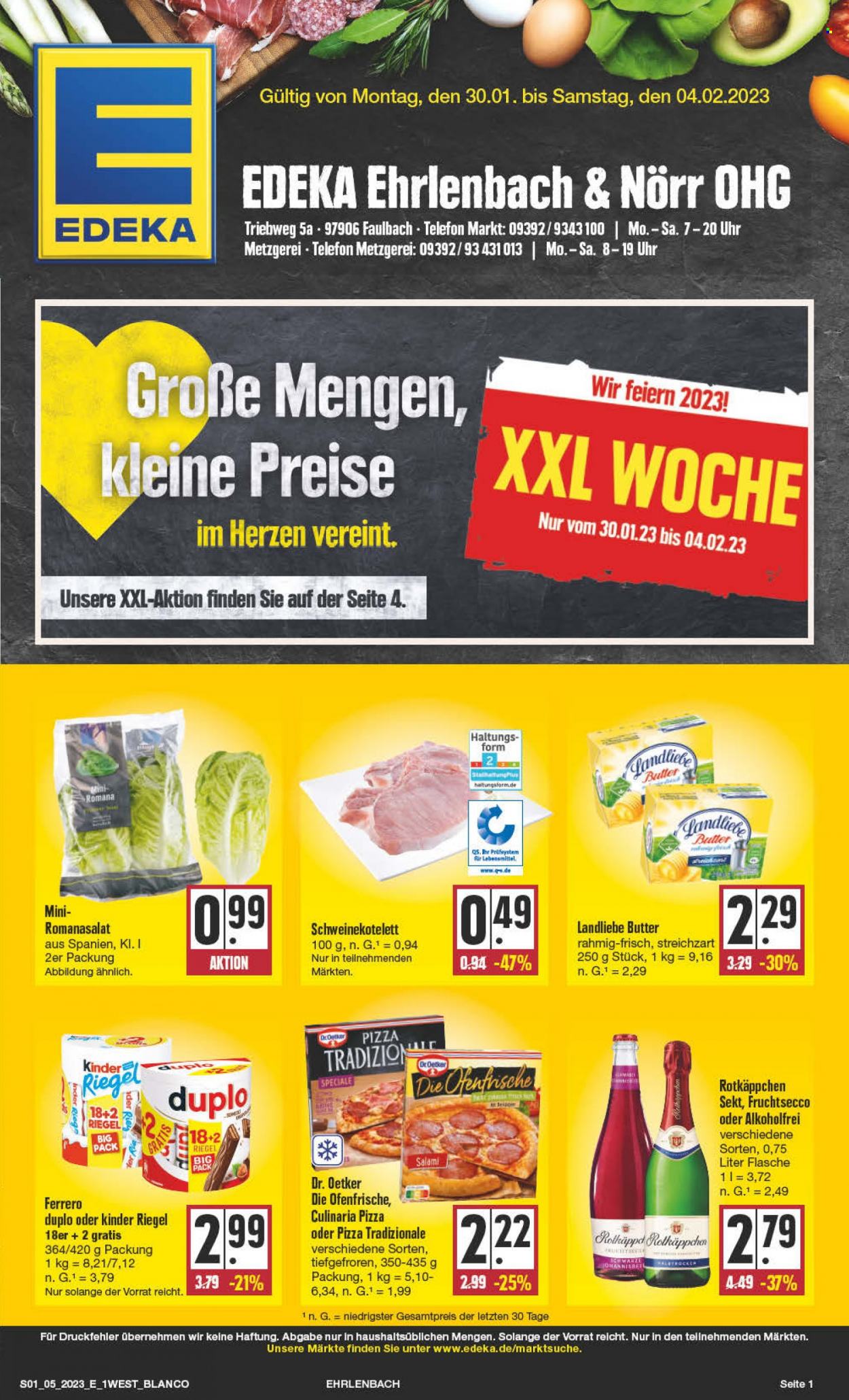 Edeka Prospekte  - 30.01.2023 - 4.02.2023. Seite 1