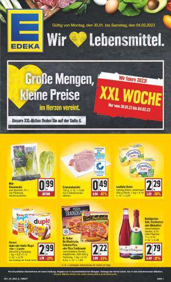 Prospekte Edeka - 30.01.2023 - 4.02.2023.