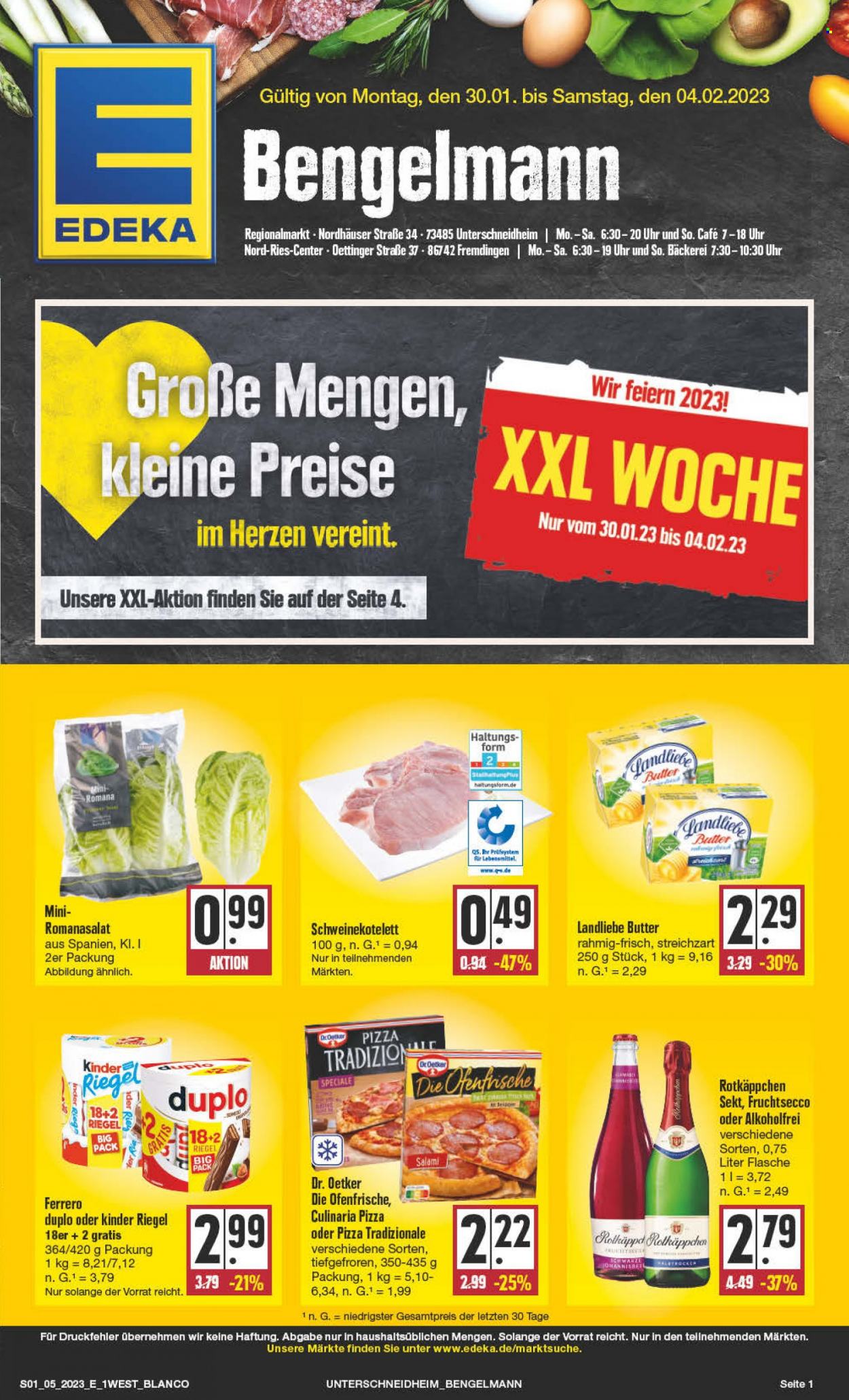 Edeka Prospekte  - 30.01.2023 - 4.02.2023. Seite 1