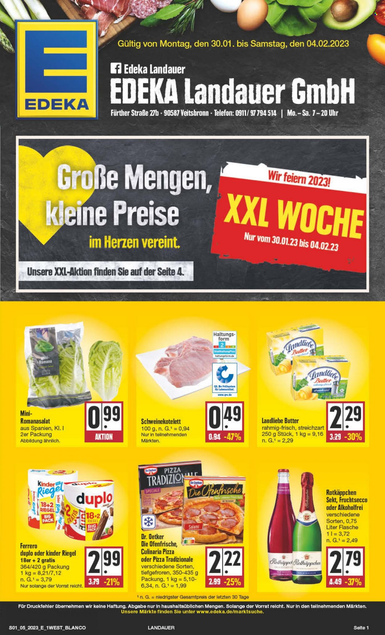 Edeka Prospekte  - 30.01.2023 - 4.02.2023. Seite 1