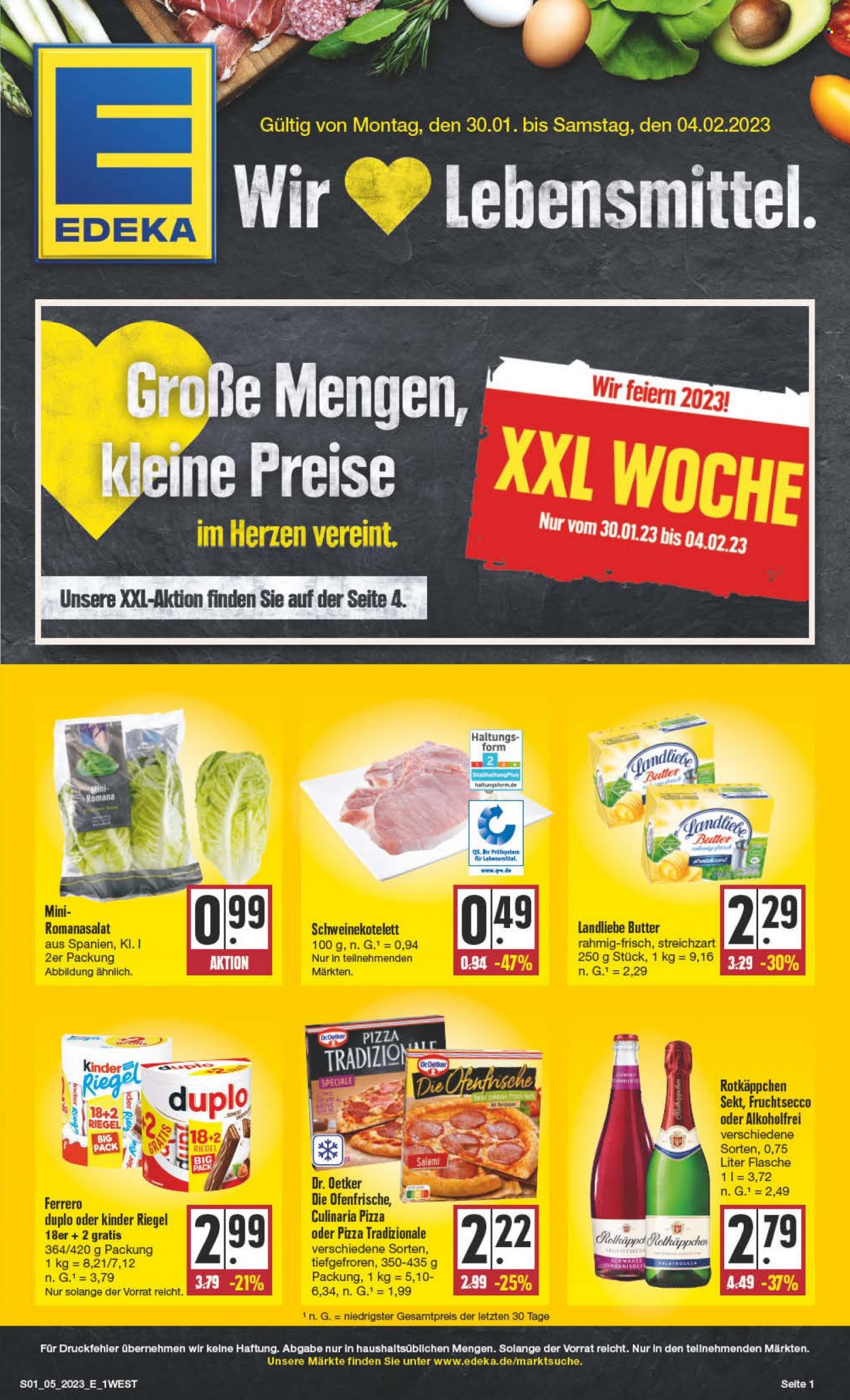 Edeka Prospekte  - 30.01.2023 - 4.02.2023. Seite 1