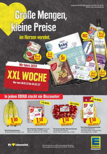 Leták Edeka - 30.1.2023 - 4.2.2023.