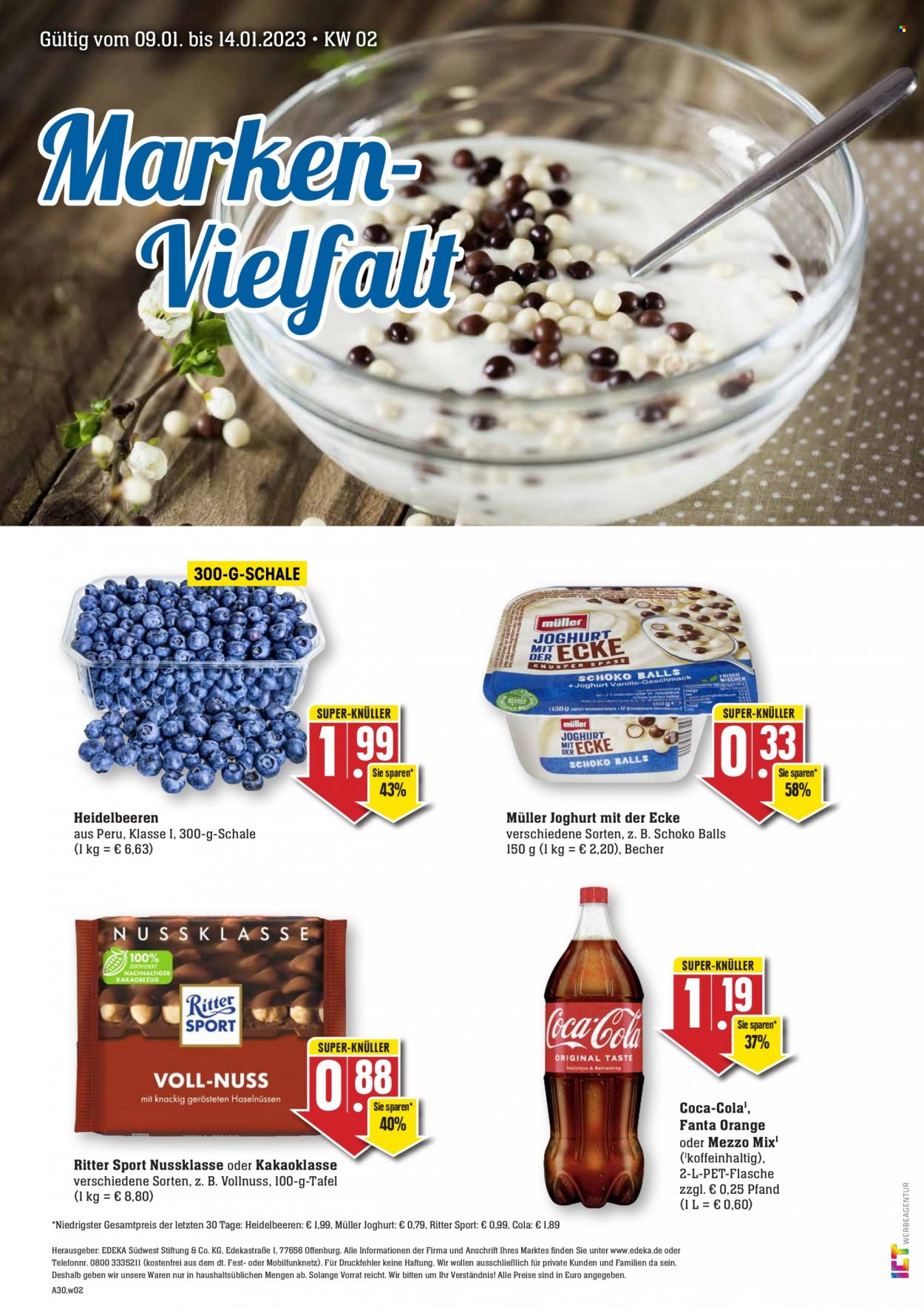 Edeka Prospekte  - 30.01.2023 - 4.02.2023. Seite 1