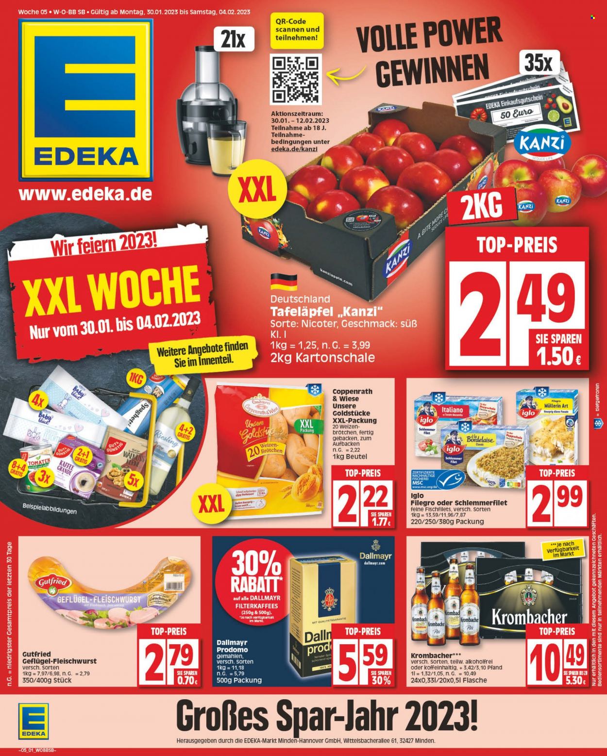 Edeka Prospekte  - 30.01.2023 - 4.02.2023. Seite 1